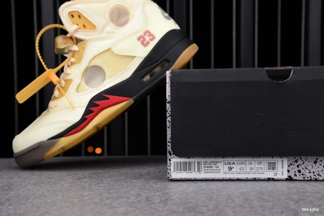 Reps TBK Retro DH8565-100 OFF-WHITE Sail Jordan 5 0825
